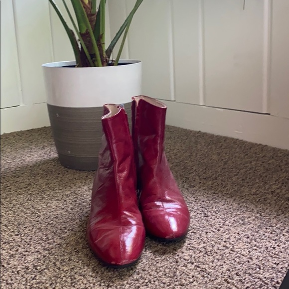 Zara Red Boots - Picture 2 of 4